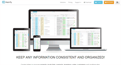 Desktop Screenshot of matrify.com