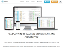 Tablet Screenshot of matrify.com